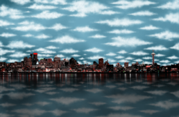 Illustration of Hayaan - Seattle by Paula Vrinceanu